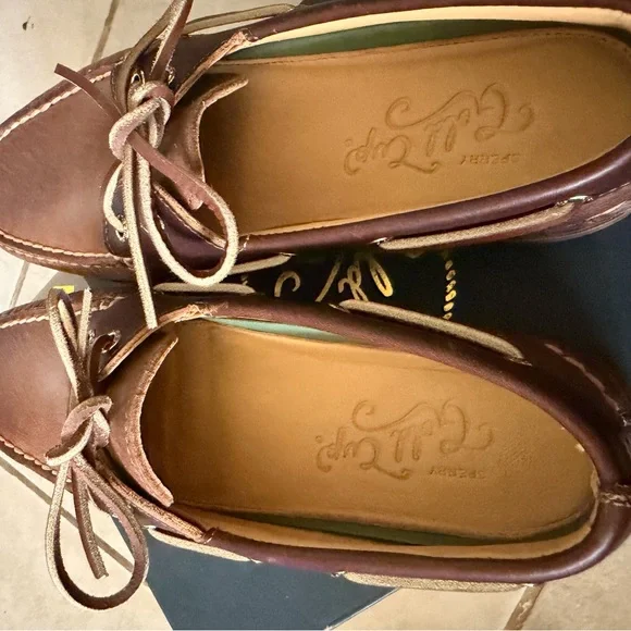 Sperry Gold Cup Leather Boat Shoes Brown Mens 7.5 New w/ Box Premium - Picture 5 of 7